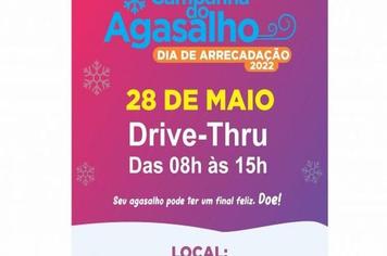 SÁBADO (28) TEM DRIVE THRU PARA ARRECADAÇÃO DE AGASALHOS E COBERTORES