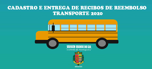 CADASTRO E ENTREGA DE RECIBOS DE REEMBOLSO TRANSPORTE 2020