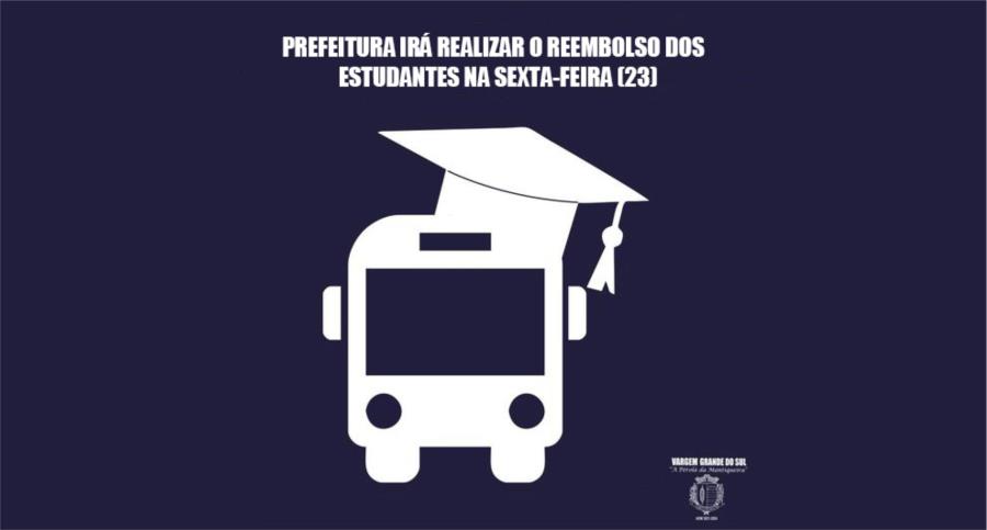 PREFEITURA IRÁ REALIZAR O REEMBOLSO DOS ESTUDANTES NA SEXTA-FEIRA (23)