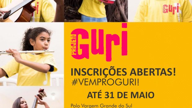 MATRÍCULAS PARA O PROJETO GURI ESTÃO SENDO REALIZADAS NO POLO DE VARGEM