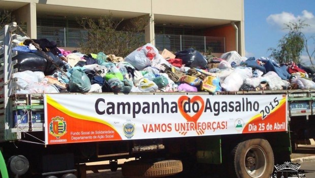 Distribuição dos agasalhos arrecadados terá início no dia 27