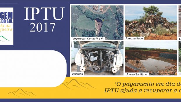O pagamento em dia do IPTU contribui para recuperação da cidade
