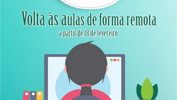 AULAS NA REDE MUNICIPAL INICIAM EM 18 DE FEVEREIRO DE FORMA REMOTA