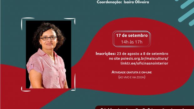 PALESTRA: FORMAÇÃO DE PÚBLICO DE DANÇA E MÚSICA TEM INSCRIÇÃO ATÉ O DIA 8 DE SETEMBRO
