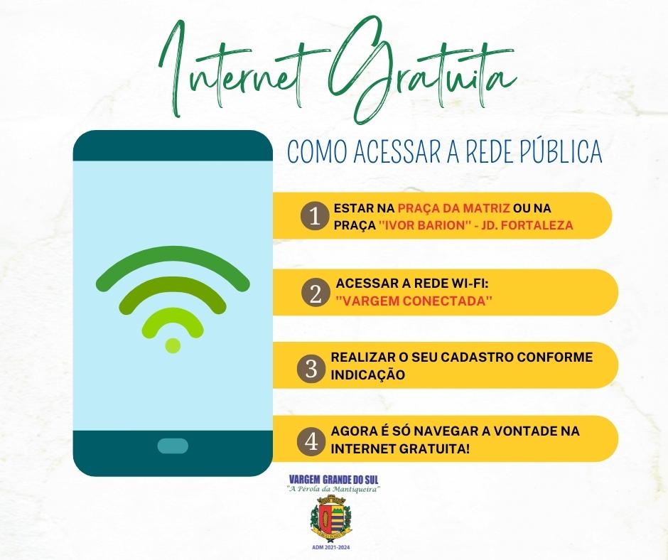 INTERNET GRATUITA NAS PRAÇAS DA MATRIZ E DO JARDIM FORTALEZA