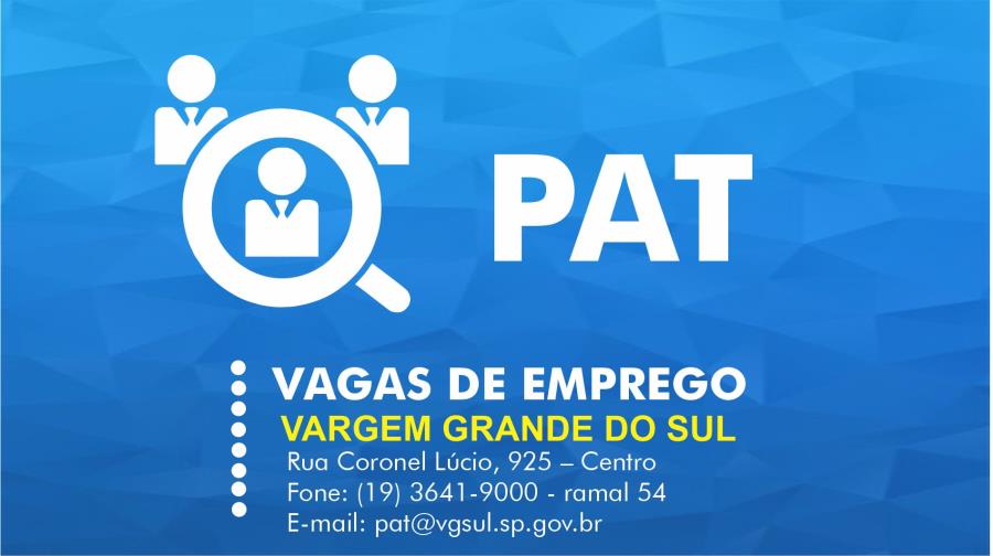 VAGAS NO PAT