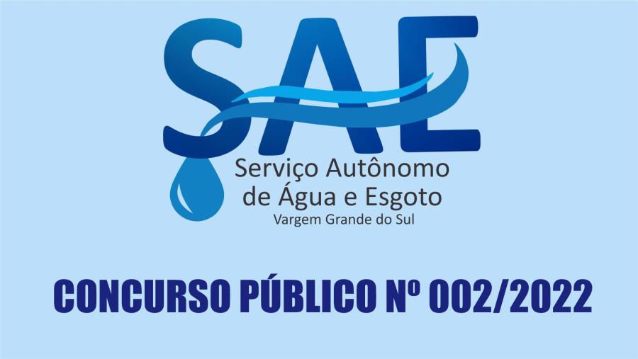 O SAE PUBLICOU EDITAL DE CONCURSO PÚBLICO PARA DIVERSOS CARGOS