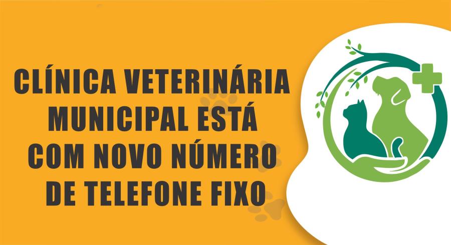 CLÍNICA VETERINÁRIA ESTÁ COM NOVO NÚMERO DE TELEFONE FIXO 3641-1015