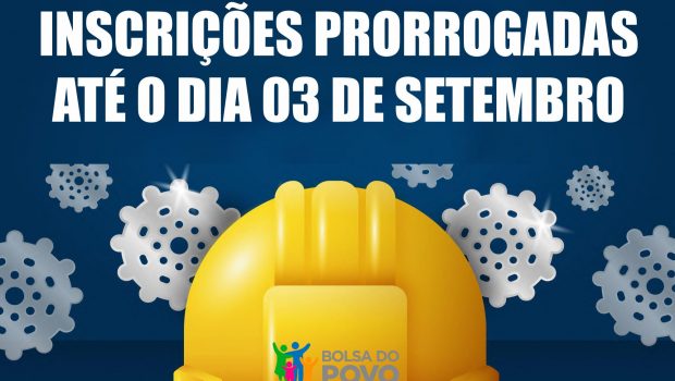 INSCRIÇÕES PARA O PROGRAMA BOLSA TRABALHO FORAM PRORROGADAS