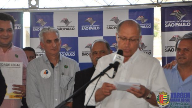 Prefeito esteve com Governador Geraldo Alckmin