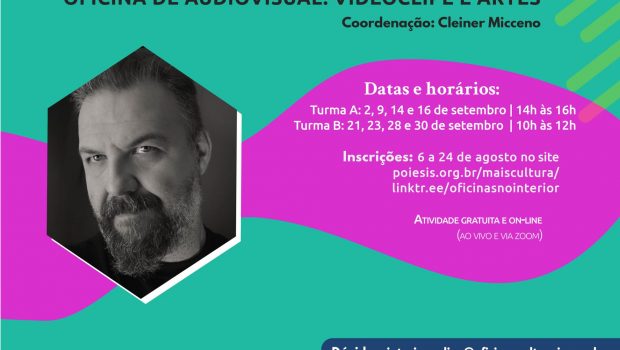 OFICINA CULTURAL GRATUITA DE AUDIOVISUAL VIDEOCLIPE E ARTES
