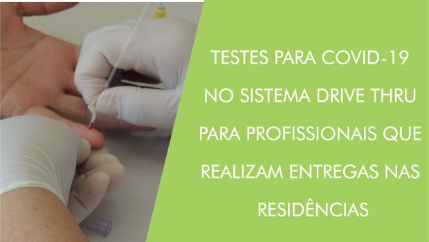 PREFEITURA IRÁ REALIZAR TESTES PARA COVID-19 NO SISTEMA DRIVE THRU