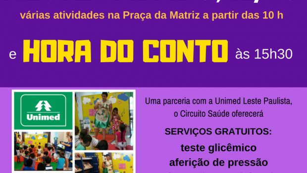 SÁBADO TEM HORA DO CONTO NA PRAÇA DA MATRIZ DE SANT’ANA