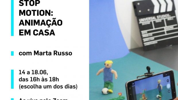 INSCRIÇÕES ABERTAS PARA OFICINA DE STOP MOTION DO PONTO MIS