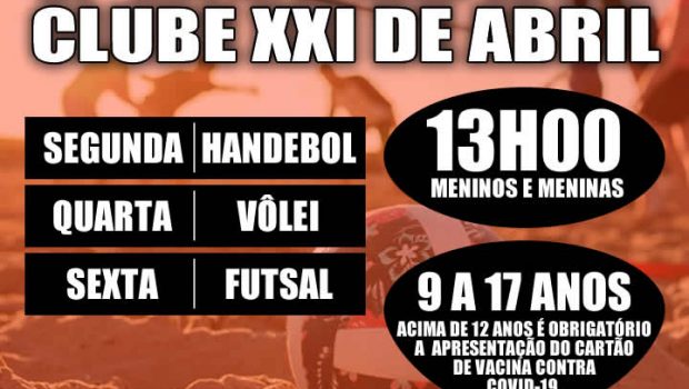 O Departamento de Esportes e Lazer da Prefeitura de Vargem Grande do Sul preparou  em três núcleos de esporte uma programação de férias para as crianças e jovens, meninos e meninas, de 9 a 17 anos de idade.