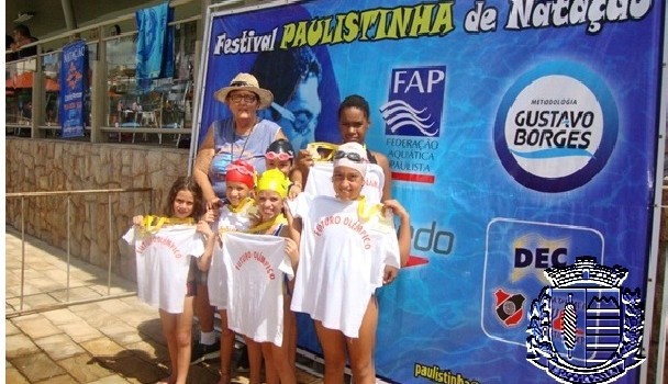 Atletas de Vargem participaram da 2ª Etapa do Festival Paulistinha de Natação