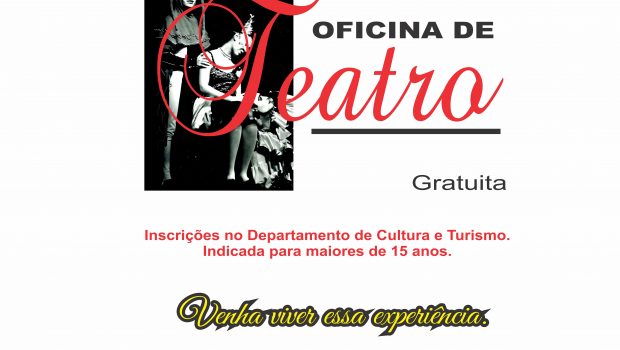 DEPARTAMENTO DE CULTURA E QUINTAL DAS ARTES ABRE INSCRIÇÕES PARA MONTAGEM TEATRAL