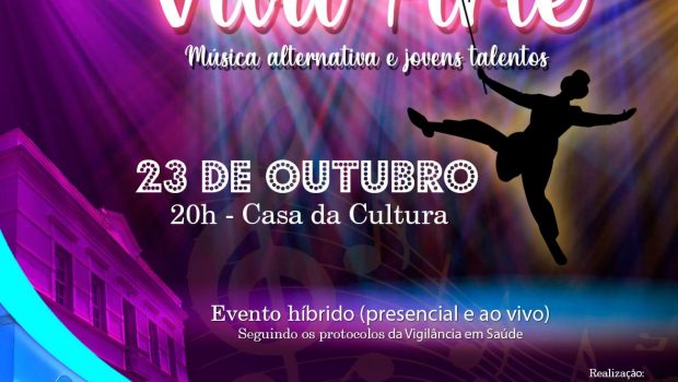 DEPARTAMENTO DE CULTURA IRÁ PROMOVER LIVE HÍBRIDA ” VIVA ARTE”