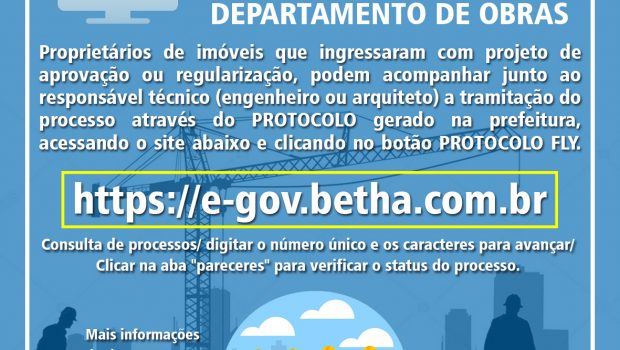 PROPRIETÁRIOS DE IMÓVEIS PODEM ACOMPANHAR A APROVAÇÃO E REGULARIZAÇÃO DO SEU PROJETO