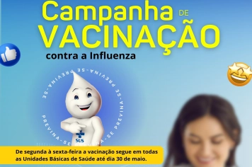 VACINAÇÃO CONTRA A GRIPE CONTINUA NAS UNIDADES BÁSICAS DE SAÚDE