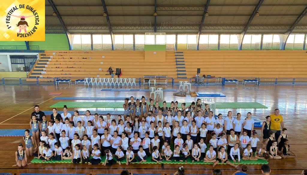 DEPARTAMENTO DE ESPORTES E LAZER PROMOVEU 1º FESTIVAL DE GINÁSTICA ARTÍSTICA