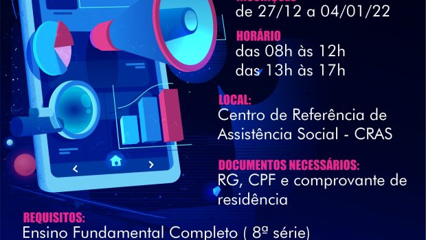 ABERTA AS INSCRIÇÕES PARA CURSO DE EMPREENDEDORISMO