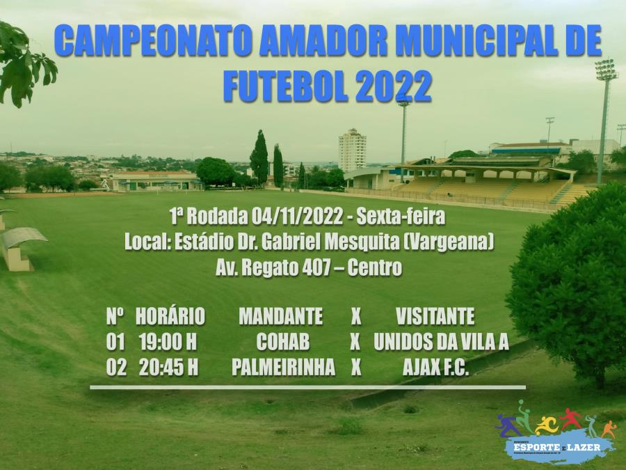 OS TIMES DE FUTEBOL SAMBAÍ E VARGEANA ESTREIAM COM VITÓRIA NO CAMPEONATO AMADOR MUNICIPAL
