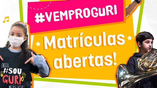 ESTÃO ABERTAS AS INCRIÇÕES PARA O PROJETO GURI NO POLO DE VARGEM