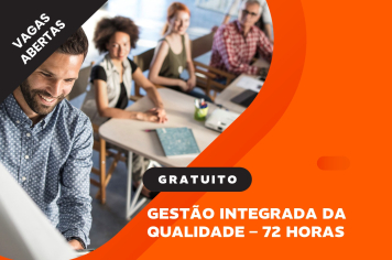 CURSO DE GESTÃO INTEGRADA DA QUALIDADE: INSCRIÇÕES ABERTAS