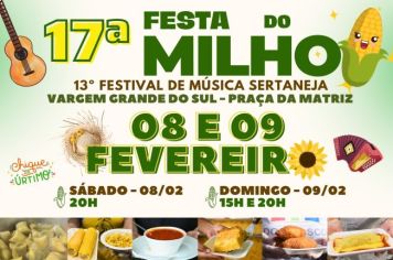 DIVINO E DONIZETE SE APRESENTAM NA 17ª FESTA DO MILHO