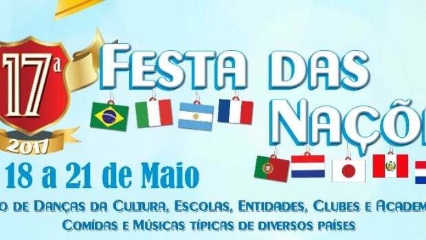 Está chegando a 17ª Festa das Nações!
