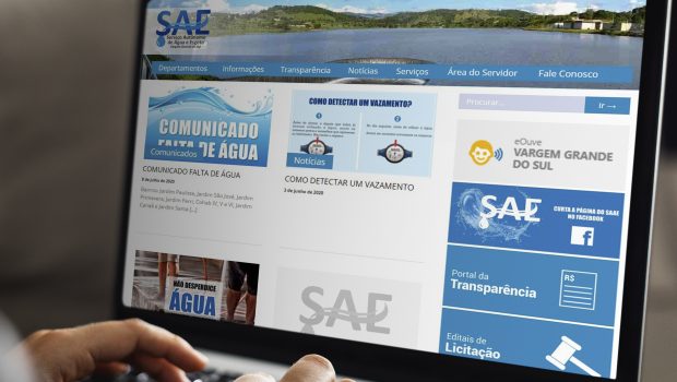 SAE AGORA CONTA COM SITE PRÓPRIO PARA INFORMAÇÕES A POPULAÇÃO