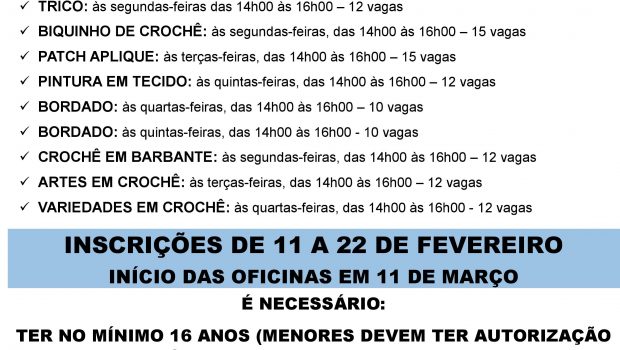 Oficinas Gratuitas