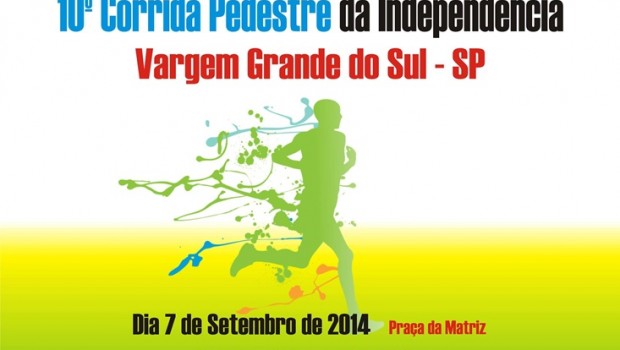 Inscrições abertas para a 10ª Corrida Pedestre da Independência