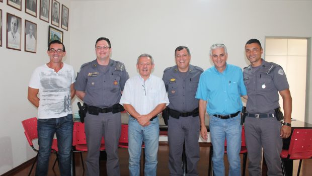 Comandante do 24° BPM/I se apresenta ao Prefeito Amarildo e Vice Rotta