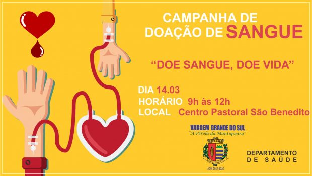 Campanha de Doação de Sangue acontece essa semana