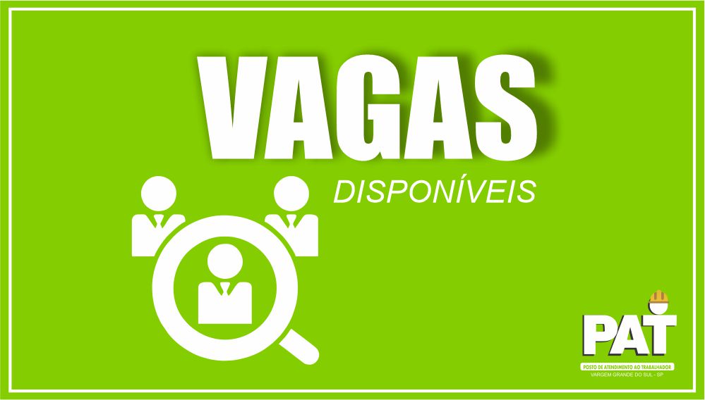 VAGAS NO PAT 20.10.2022