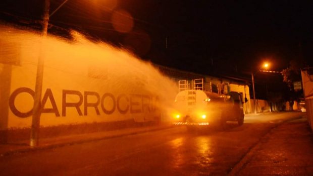 MUNICÍPIO INICIA A 4º DESINFECÇÃO EM TODAS AS RUAS DA CIDADE