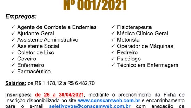 OS CANDIDATOS DEVERÃO SE ATENTAR QUANTO AOS PROCEDIMENTOS PARA SE INSCREVER NO PROCESSO SELETIVO SIMPLIFICADO