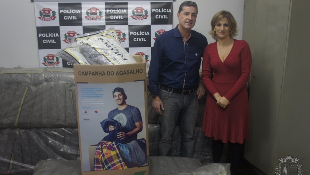 Ação Social recebe doação de cobertores da Campanha do Agasalho