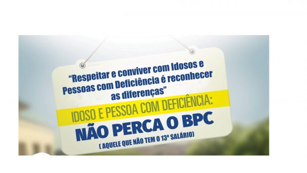 CRAS REFORÇA NECESSIDADE DE BENEFICIÁRIOS DO BPC SE INSCREVEREM NO CADASTRO ÚNICO