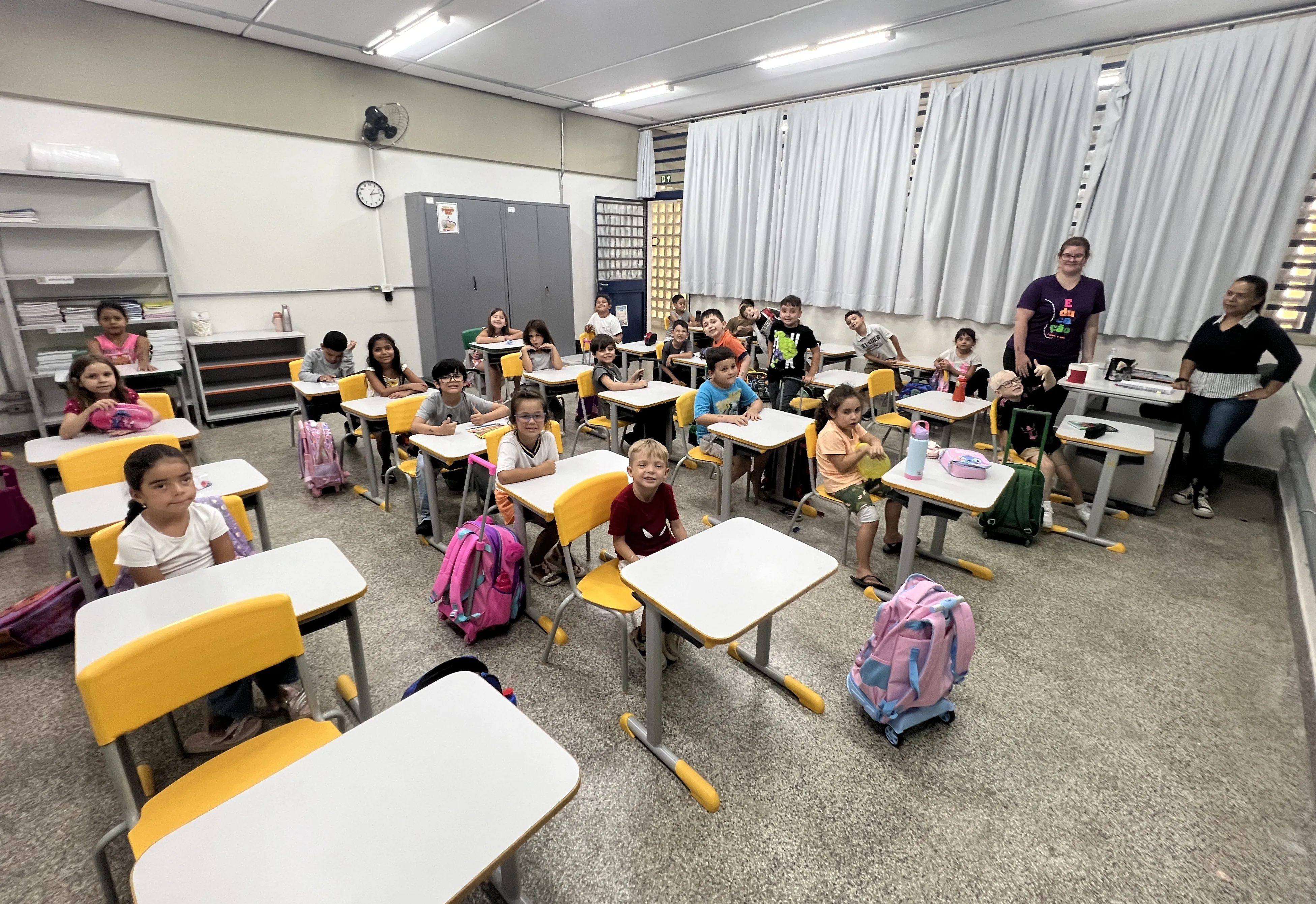ALUNOS DA REDE MUNICIPAL VOLTARAM ÀS AULAS NESTA SEMANA 