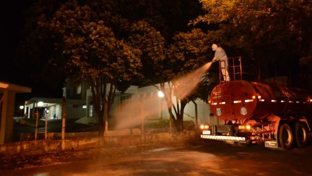 PREFEITURA DE VARGEM CONTINUA DESINFECÇÃO EM LOCAIS PÚBLICOS