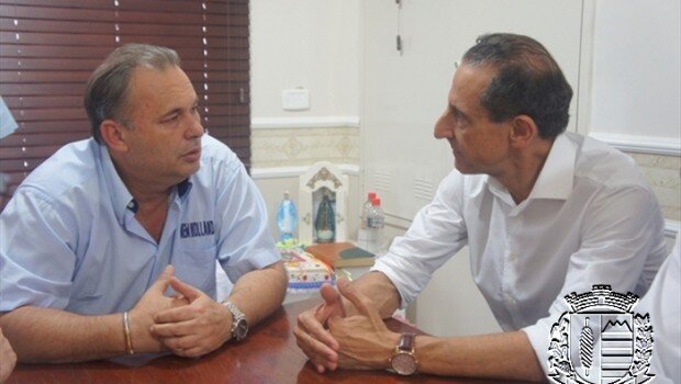 Prefeito Celso Itaroti recebeu Paulo Skaf na Prefeitura