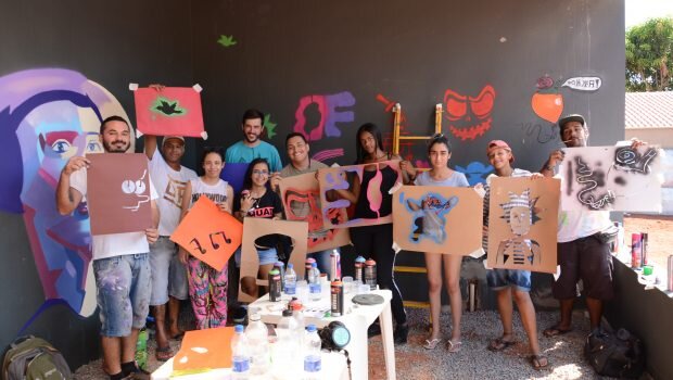 CULTURA PROMOVE OFICINA DE GRAFITE NO ESPAÇO MAIS CULTURA