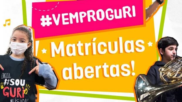 ESTÃO ABERTAS AS INCRIÇÕES PARA O PROJETO GURI NO POLO DE VARGEM