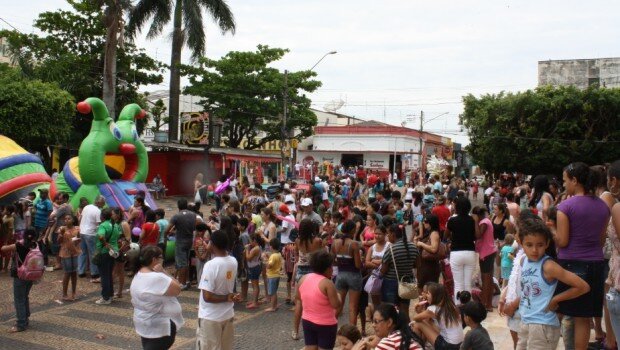 Festa da Criança reuniu grande público na Praça da Matriz