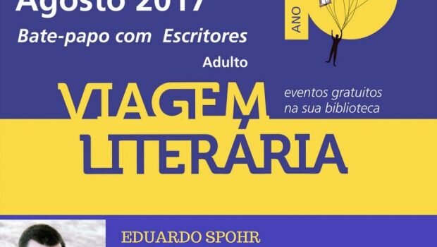 Biblioteca Municipal receberá o escritor Eduardo Spohr